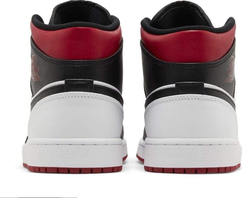 Jordan 1 Mid Gym Red Black Toe