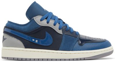 Jordan 1 Low SE Craft Obsidian French Blue Ashen Slate White