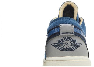 Jordan 1 Low SE Craft Obsidian French Blue Ashen Slate White