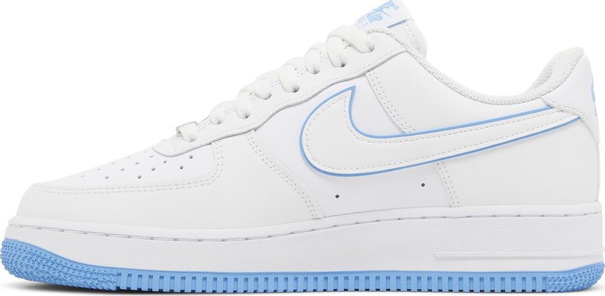 Nike Air Force 1 '07 Low White University Blue Sole