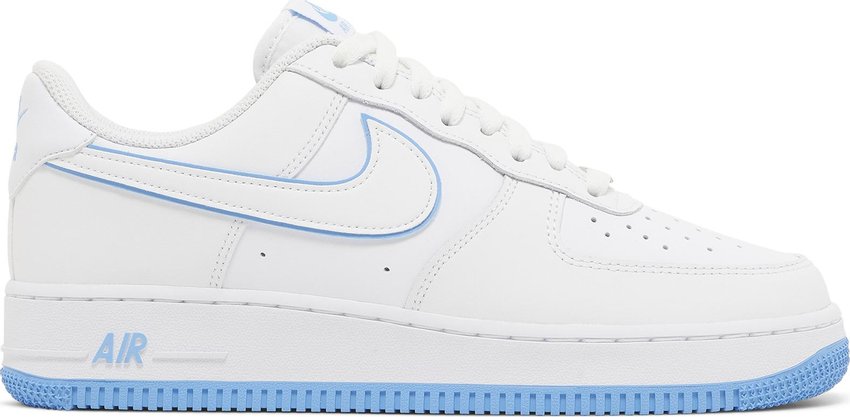 Nike Air Force 1 '07 Low White University Blue Sole
