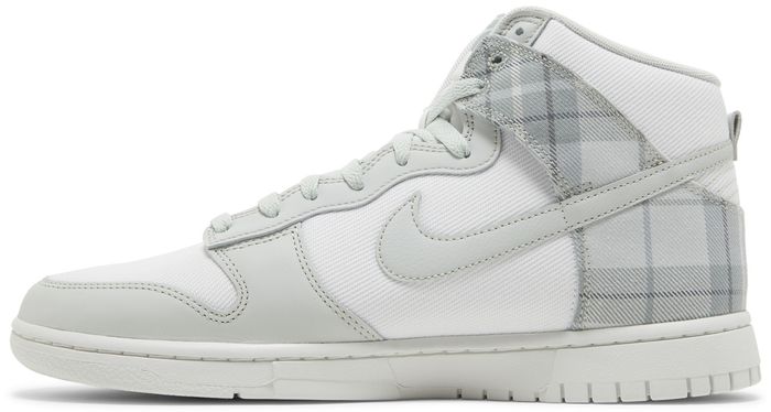 Nike Dunk High SE Tartan Plaid White Light Green
