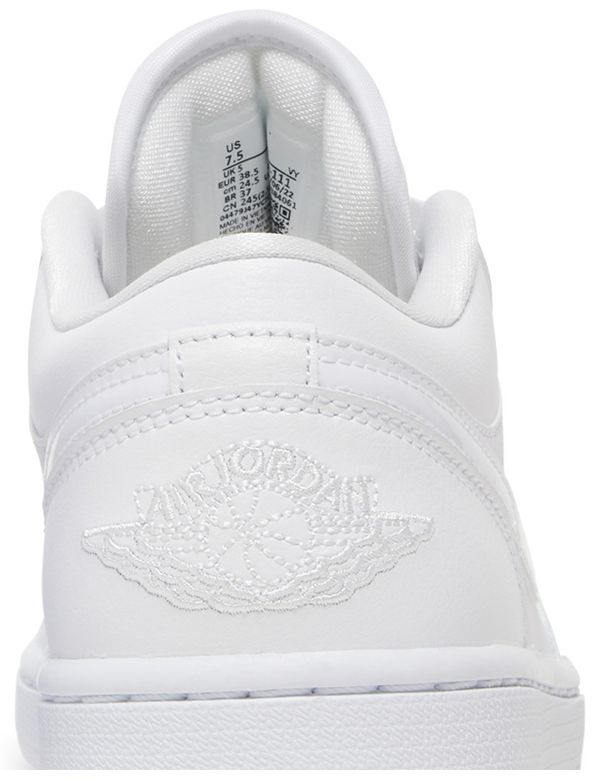 Jordan 1 Low Triple White (2022) (Women's)