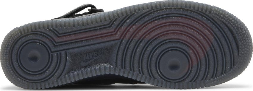 Nike Air Force 1 Mid PRM Black Metallic Silver