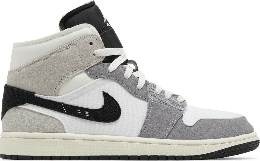 Air Jordan 1 Mid Craft Cement Grey