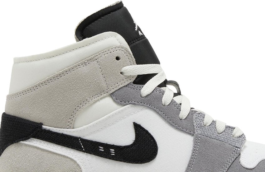 Air Jordan 1 Mid Craft Cement Grey