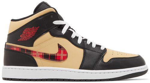 Air Jordan 1 Mid Tartan Swoosh