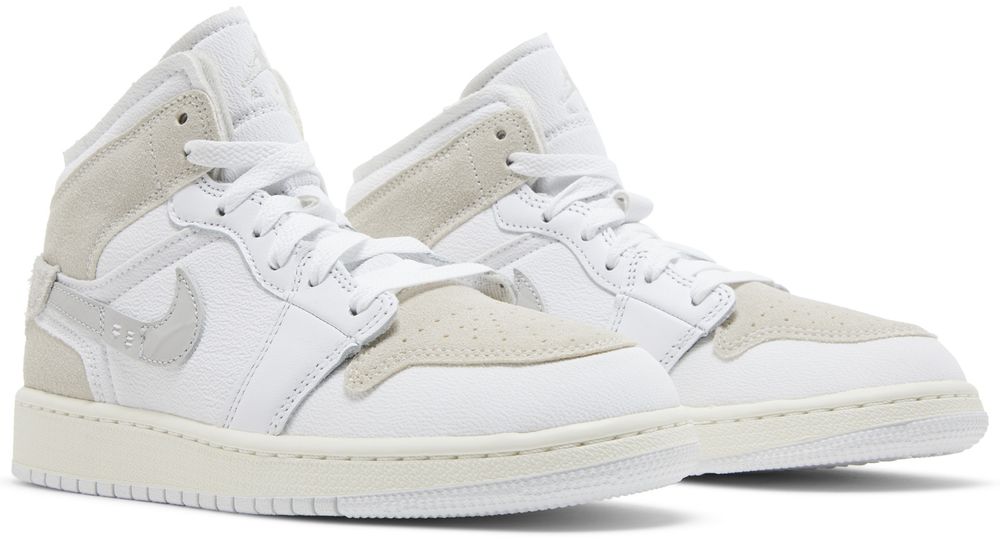 Jordan 1 Mid SE Craft Inside Out Tech Grey (GS)
