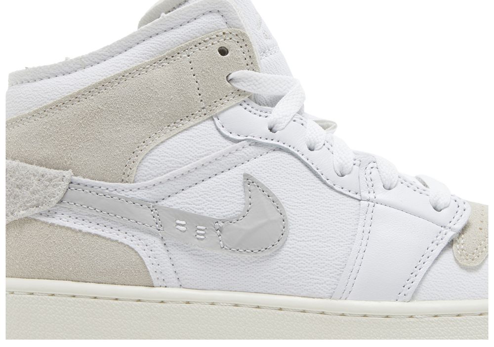 Jordan 1 Mid SE Craft Inside Out Tech Grey (GS)