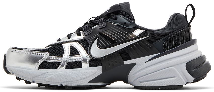 Nike V2K Run Black Metallic Silver (Women's)