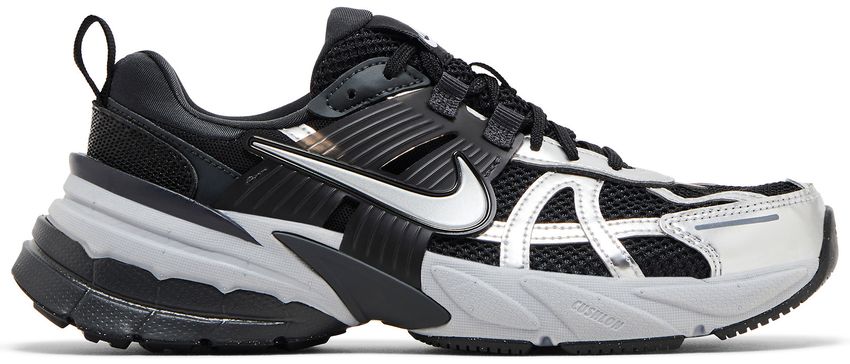 Nike V2K Run Black Metallic Silver (Women's)