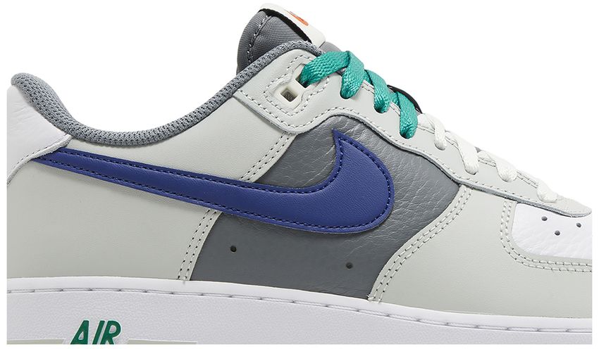 Nike Air Force 1 Low '07 LV8 Split Light Silver Deep Royal Blue