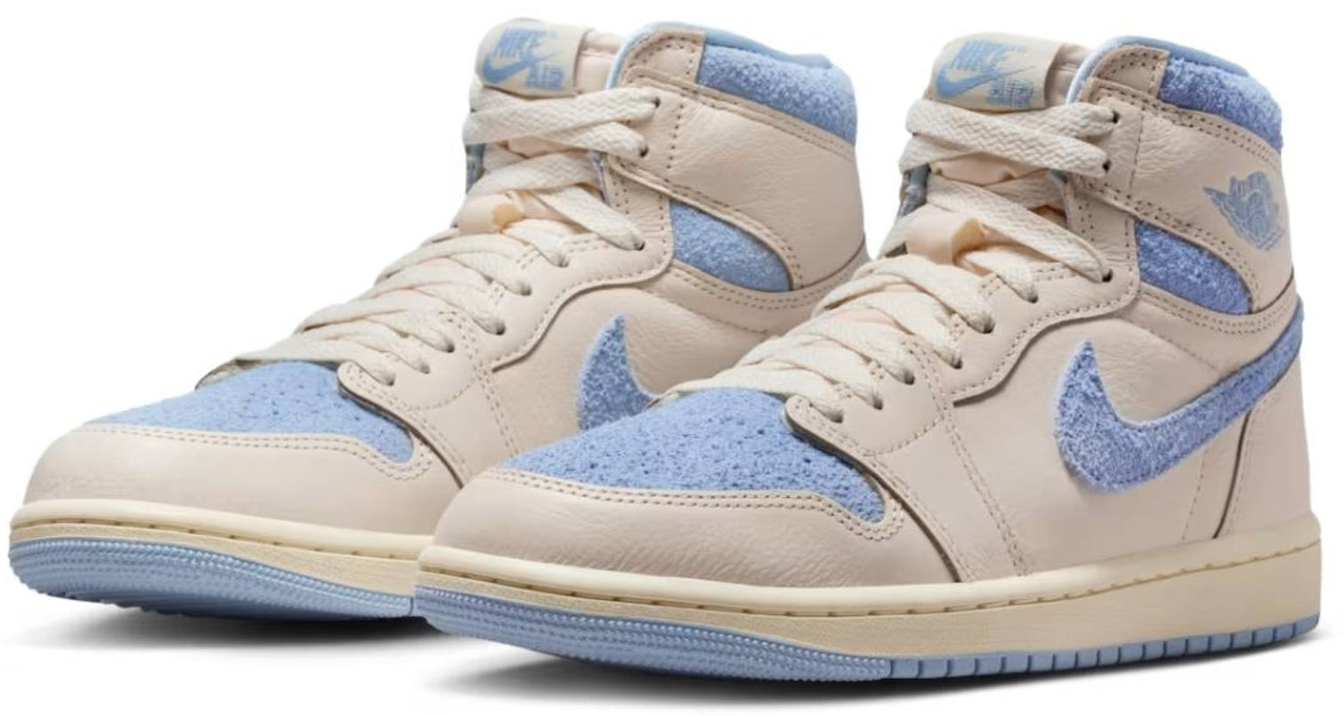 Jordan 1 Retro High OG Pale Ivory Psychic Blue (Women's)
