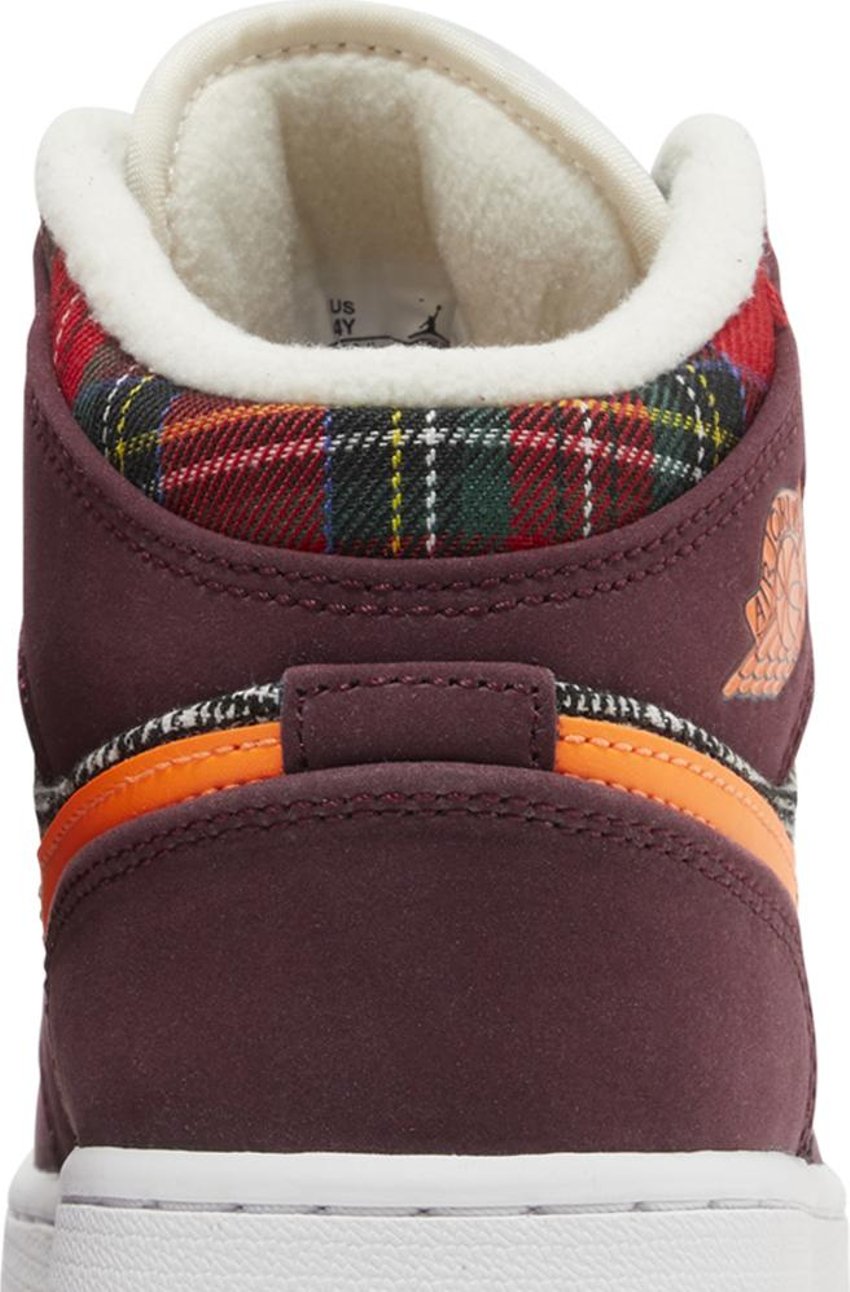 Jordan 1 Mid SE Plaid (GS)