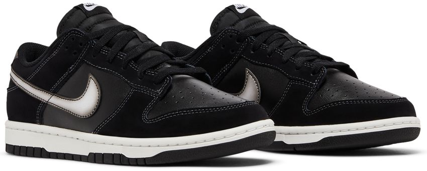Nike Dunk Low Airbrush Swoosh Black