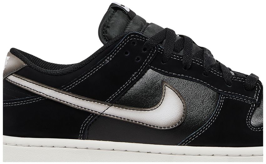 Nike Dunk Low Airbrush Swoosh Black