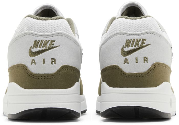 Nike Air Max 1 White Black Medium Olive