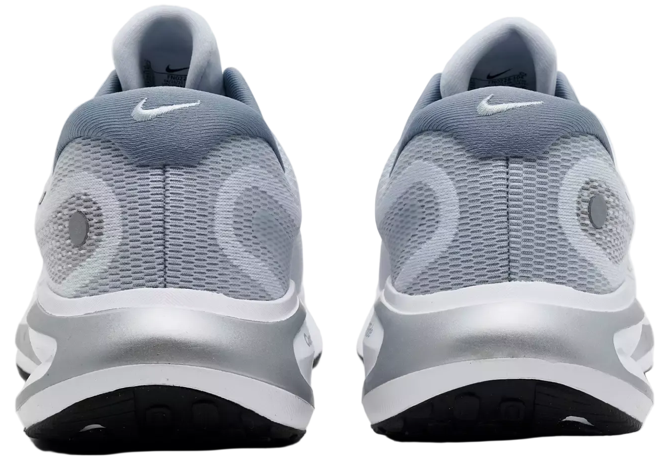Nike Journey Run White Black Ashen Slate Metallic Silver