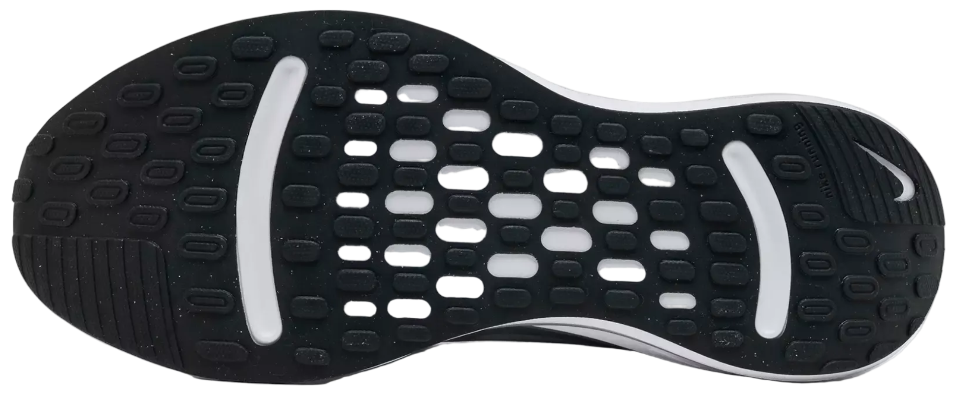 Nike Journey Run White Black Ashen Slate Metallic Silver