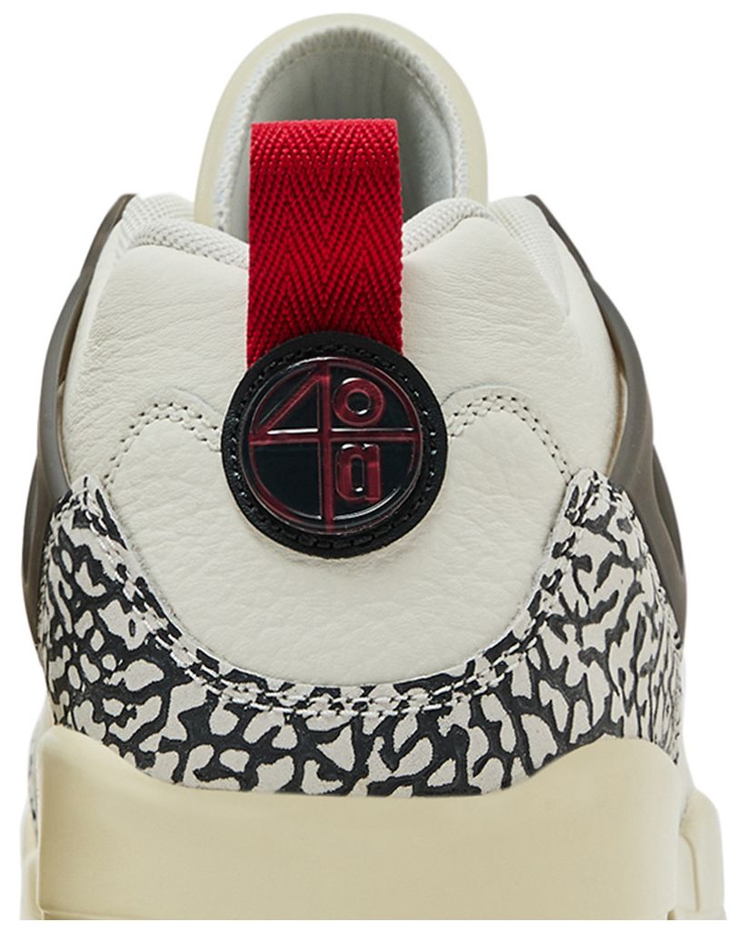 Jordan Spizike Low Sail Anthracite Coconut Milk Varsity Red