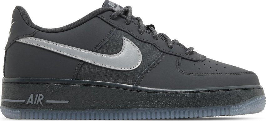 Nike Air Force 1 Low Anthracite Reflective Silver (GS)
