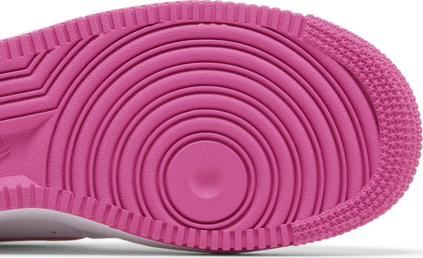 Nike Air Force 1 GS White Laser Fuschia