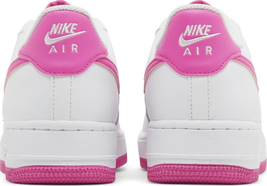 Nike Air Force 1 GS White Laser Fuschia