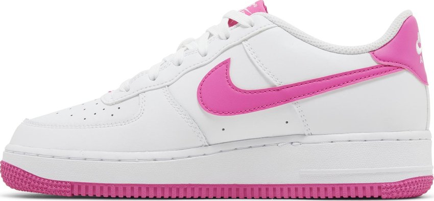 Nike Air Force 1 GS White Laser Fuschia
