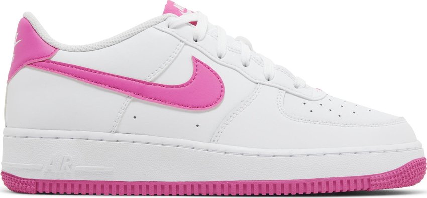 Nike Air Force 1 GS White Laser Fuschia