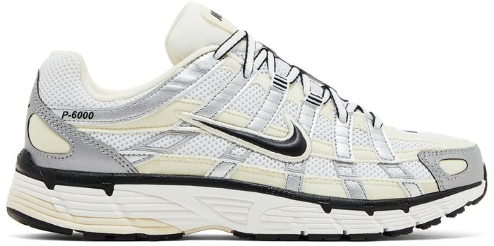 Nike P-6000 Coconut Milk Metallic Silver (Women's)