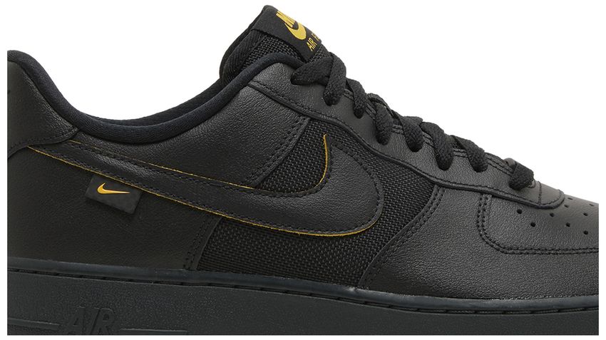 Nike Air Force 1 Low '07 Ballistic Mesh Black University Gold