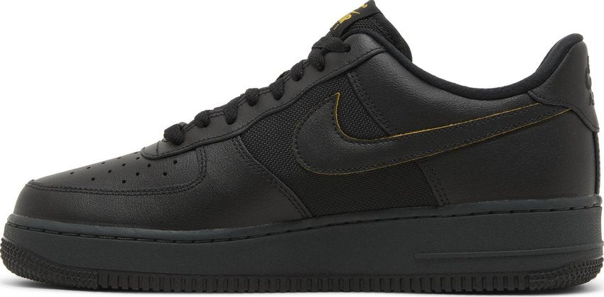 Nike Air Force 1 Low '07 Ballistic Mesh Black University Gold