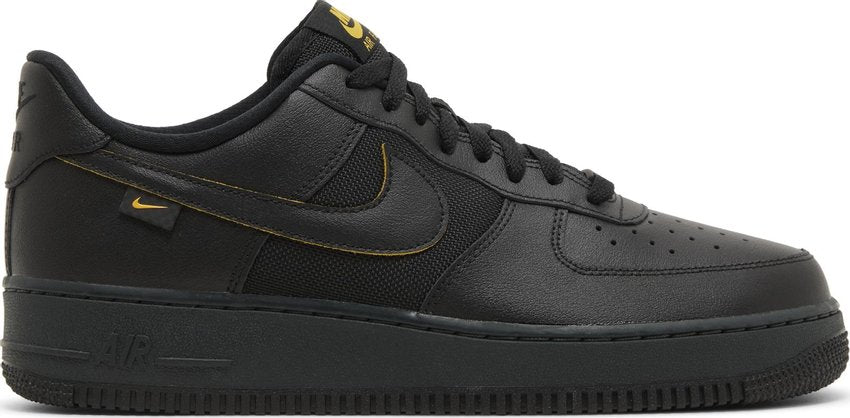 Nike Air Force 1 Low '07 Ballistic Mesh Black University Gold