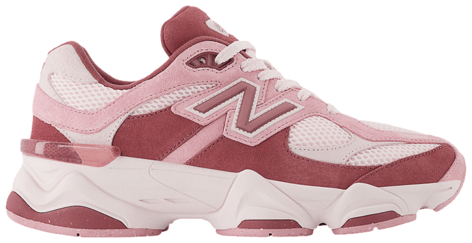 New Balance 9060 Pink Granite Washed Burgundy (GS)
