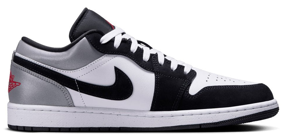 Jordan 1 Low SE White Fire Red Black Matte Silver