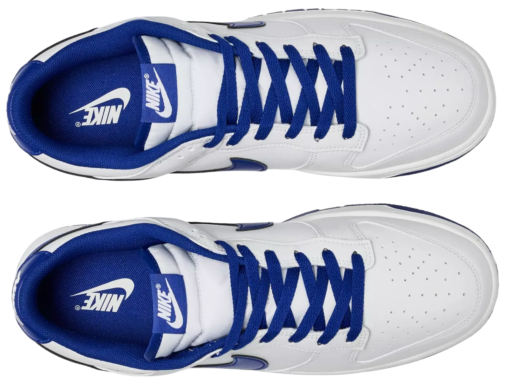 Nike Dunk Low Retro White Deep Royal Blue