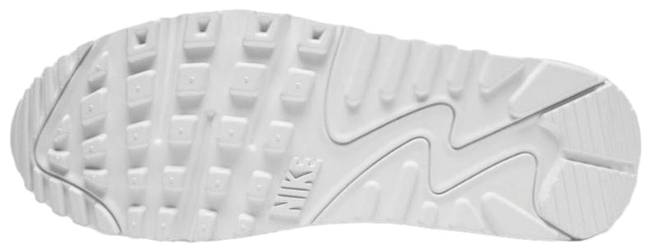 Nike Air Max 90 White Metallic Silver (GS)