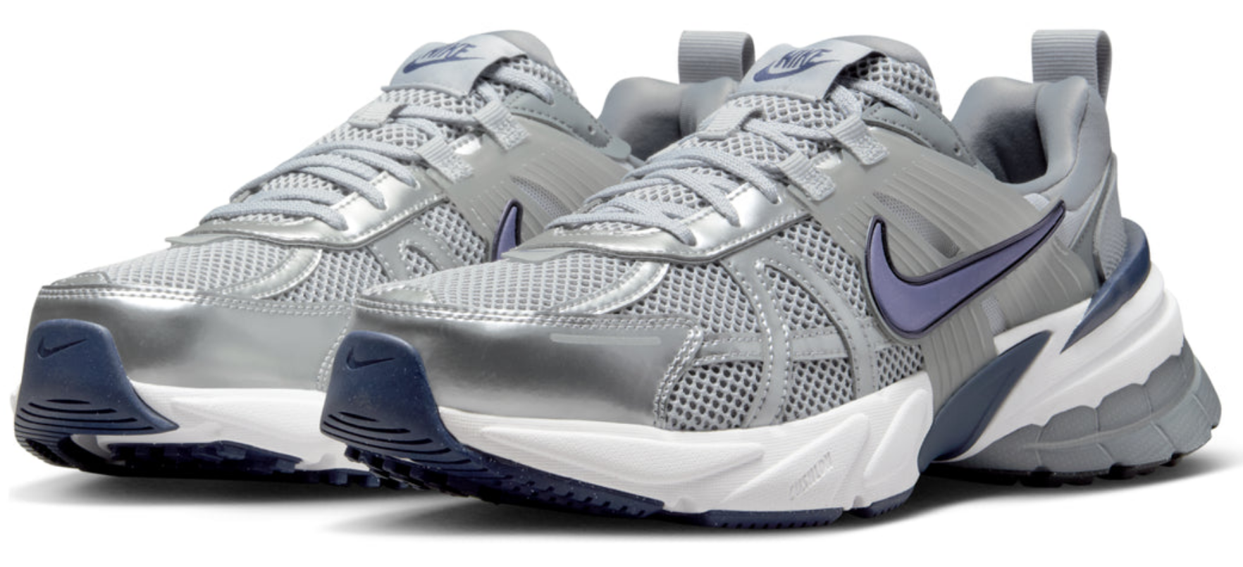 Nike V2K Run Wolf Grey Midnight Navy