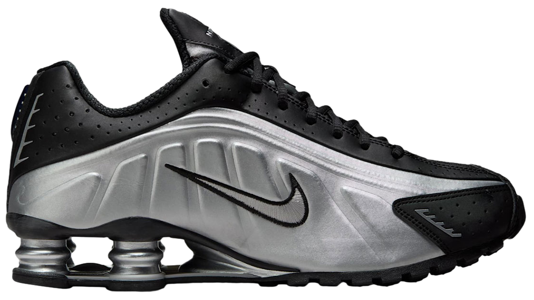 Nike Shox R4 Metallic Silver Black