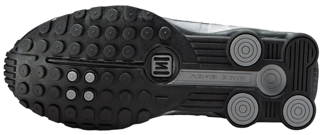 Nike Shox R4 Metallic Silver Black