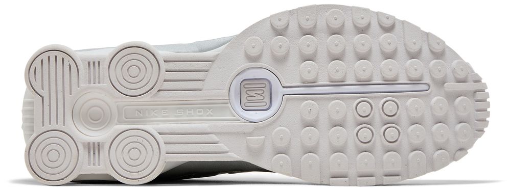 Nike Shox R4 White Bright Crimson Metallic Silver
