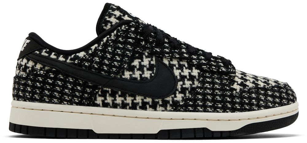 Nike Dunk Low Harris Tweed White Black Multi (Women's)