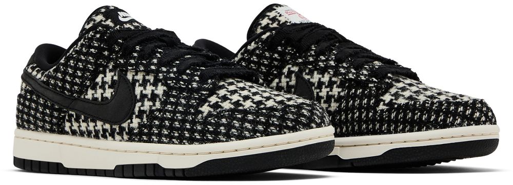 Nike Dunk Low Harris Tweed White Black Multi (Women's)