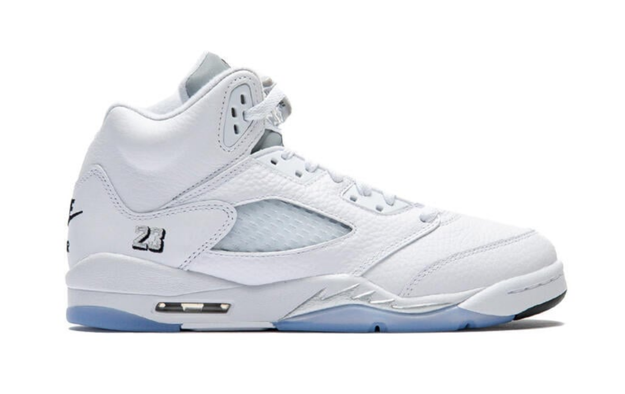 Jordan 5 Retro White Metallic (2026) (GS)