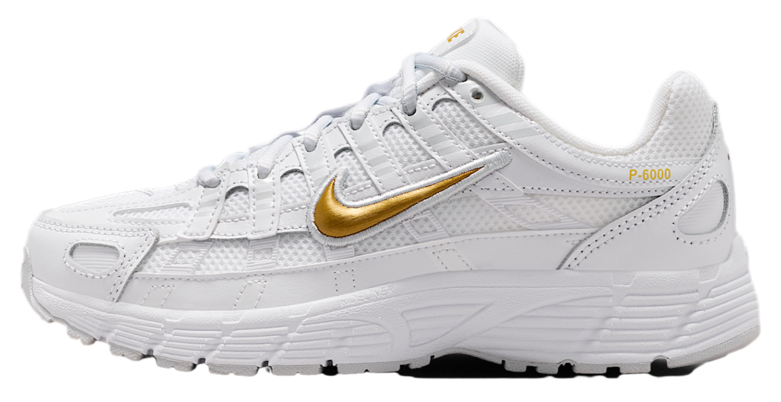 Nike P-6000 White Metallic Gold (GS)