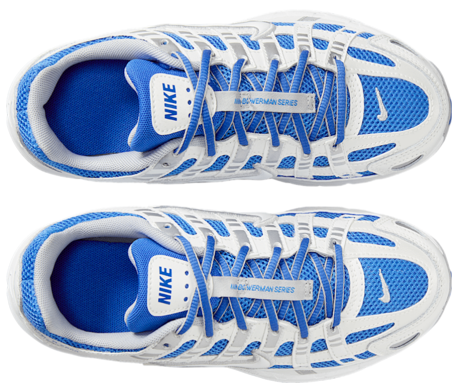Nike P-6000 Hyper Royal Summit White Metallic Silver White (GS)