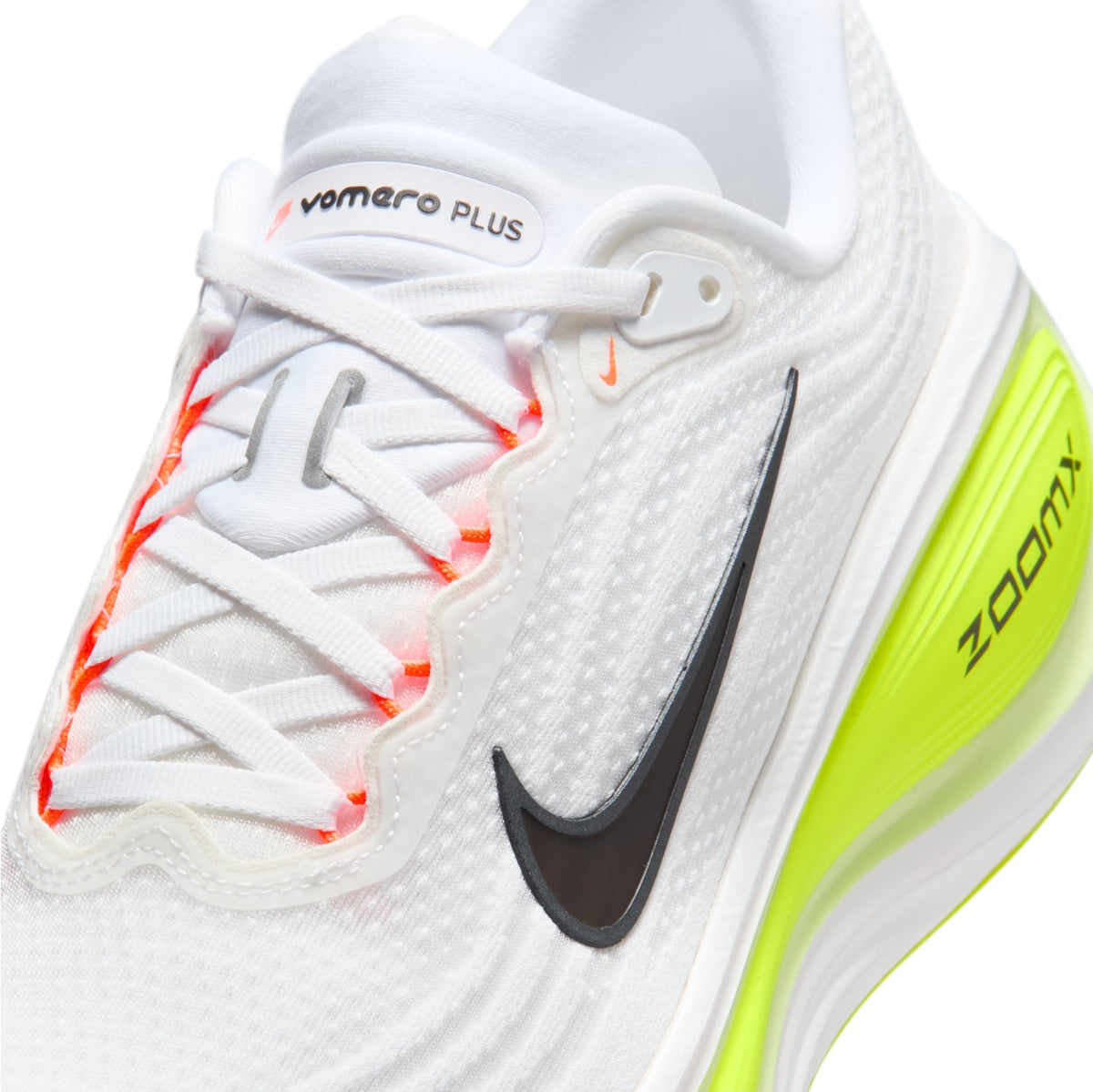 Nike Vomero Plus White Barely Volt Black