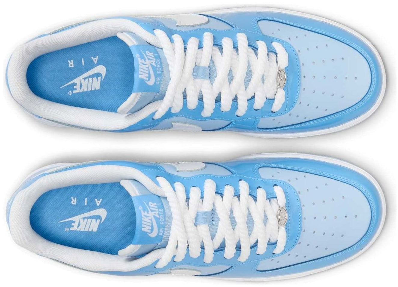 Nike Air Force 1 Low '07 LV8 Phychic Blue White Patent
