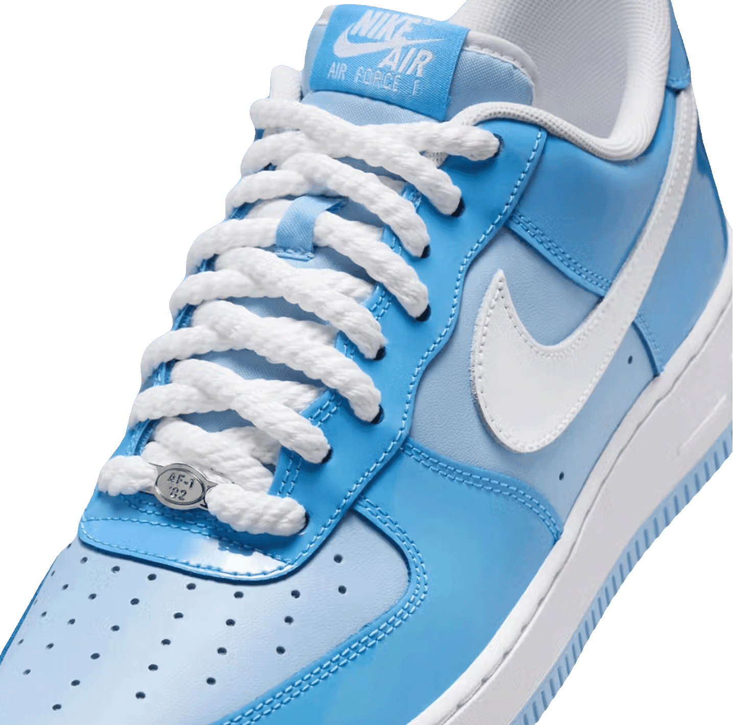 Nike Air Force 1 Low '07 LV8 Phychic Blue White Patent