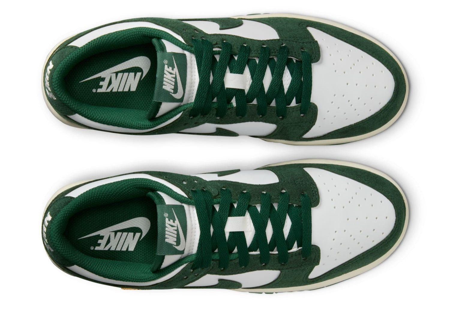 Nike Dunk Low Gorge Green Gold Mini Swoosh (Women's)